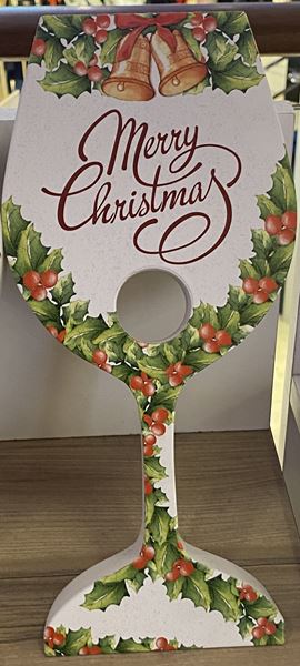 Picture of WINE HOLDER  MERRY CHIRSTMAS